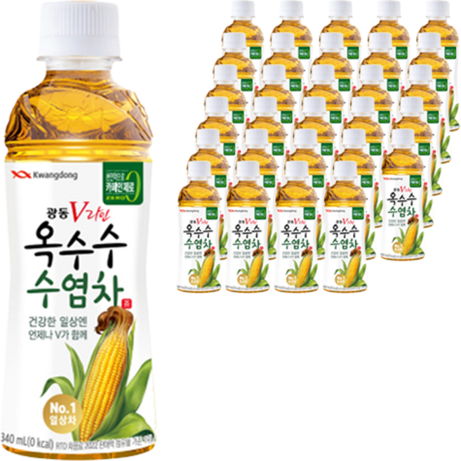 광동옥수수수염차, 340ml, 72개