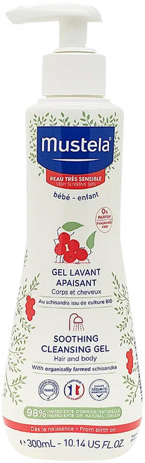 mustela 慕之恬廊 舒恬良敏弱修復雙潔露, 300ml, 1瓶