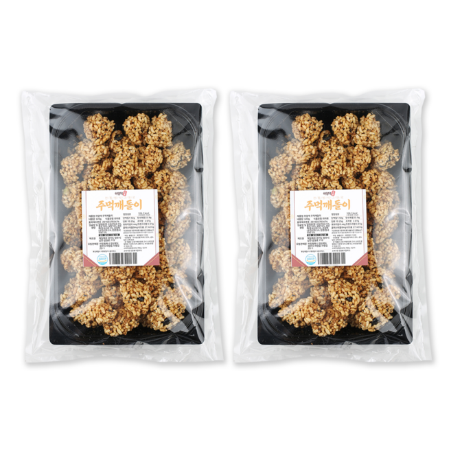 하양댁 옛날 수제 깨강정 주먹 깨돌이 오꼬시, 320g, 2개