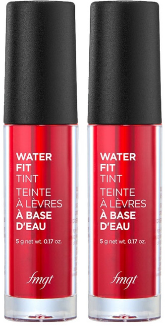 fmgt 워터핏 립틴트, 03 피크닉 레드, 2개