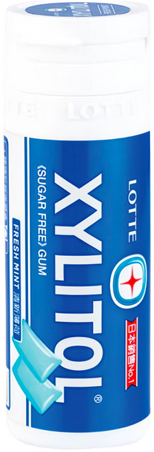 XYLITOL 木糖醇無糖口香糖 清新薄荷風味, 26.1g, 1罐
