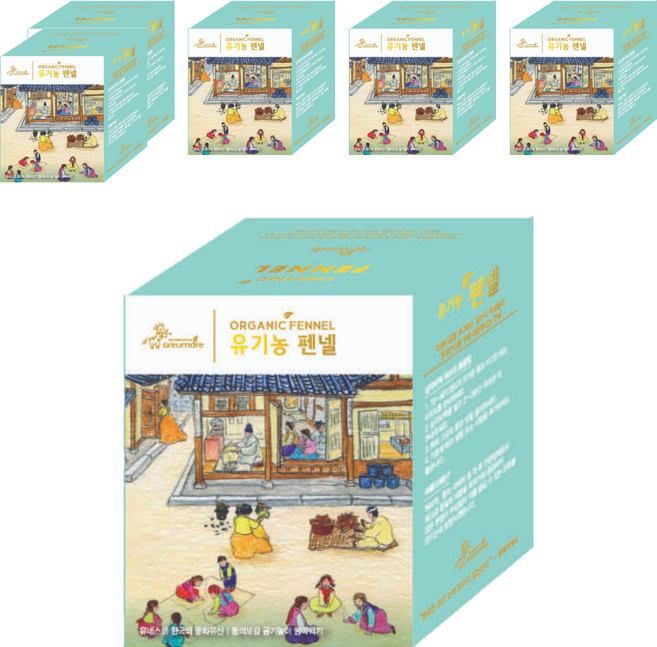 아름드레 유기농 펜넬, 1.1g, 10개입, 6개