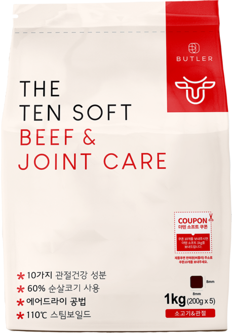 더텐소프트 강아지 기능성 사료, 뼈/관절강화, 1kg, 1개