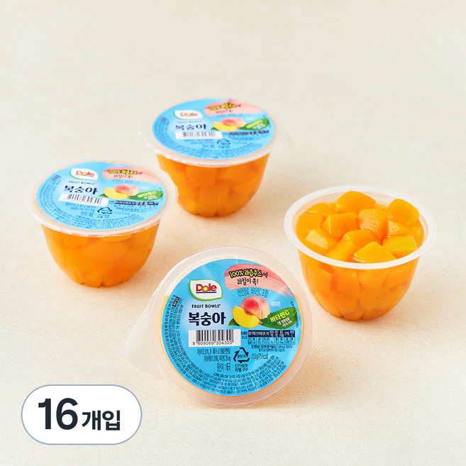 돌 후룻볼 복숭아, 113g, 4개입, 4개