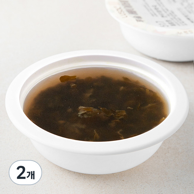 루솔 한우미역국 517, 150g, 2개