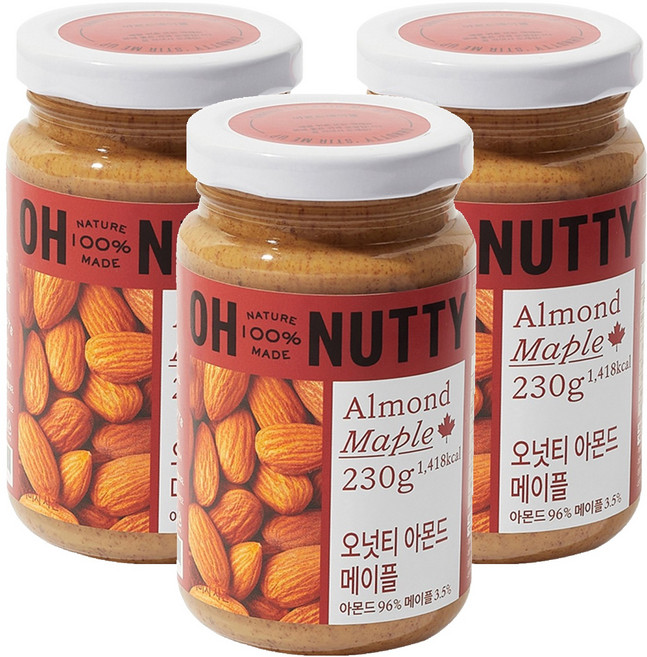 오넛티 아몬드 메이플, 230g, 3개