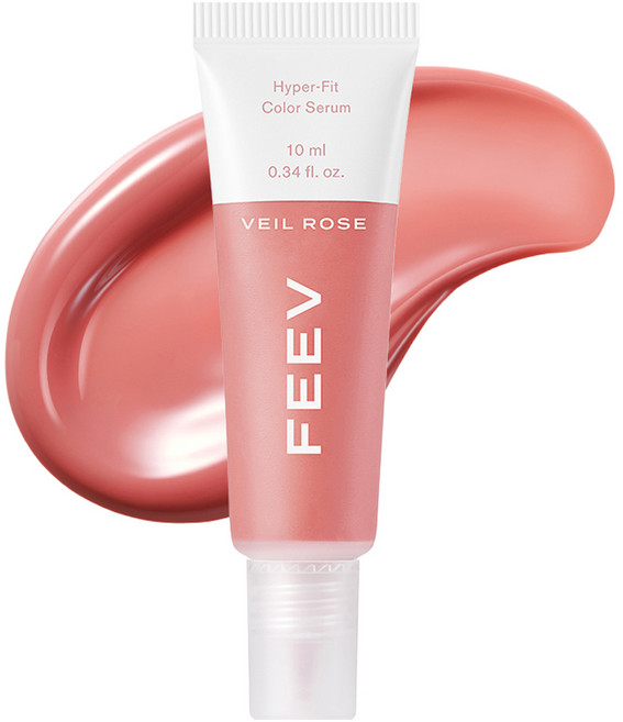 FEEV HYPER FIT 潤色精華迷你腮紅 10ml, 面紗玫瑰, 1個
