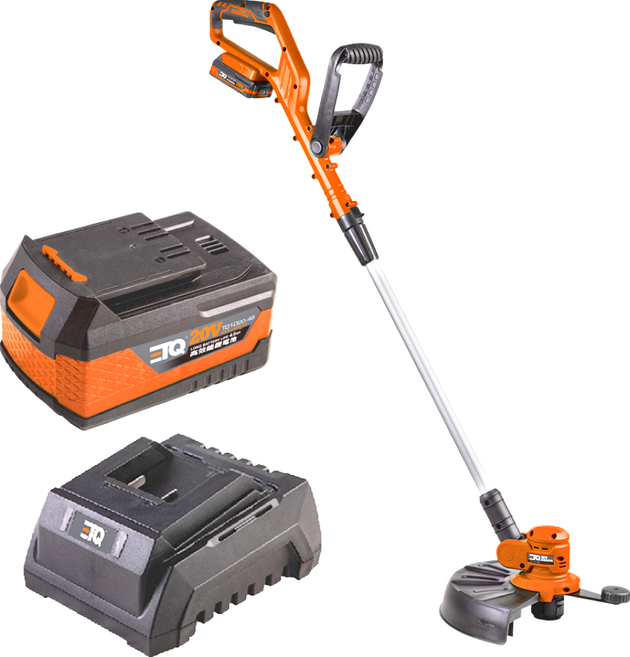 ETQ USA 20V鋰電割草機 4.0套裝 強勁動力 割草修邊二合一, 1組