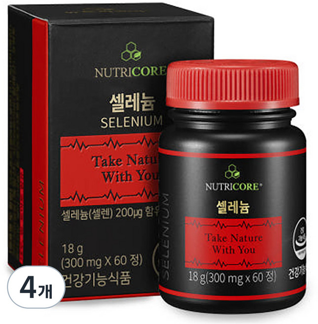 뉴트리코어 셀레늄, 4개, 18g
