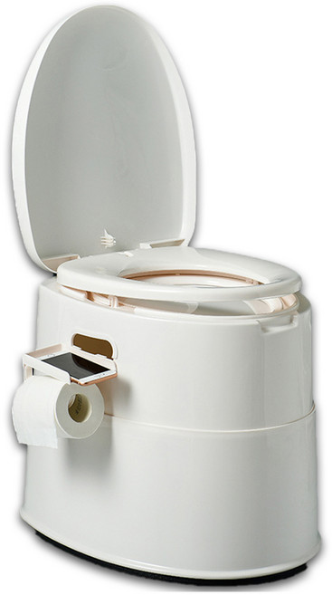 Dearmomo 老人露營移動式便攜分離式坐便器, 1個, 白色