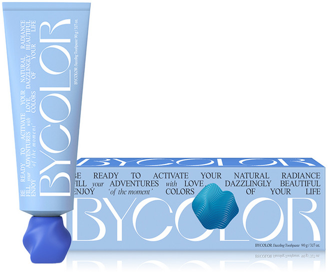 바이컬러 데즐링 미백 기능성 치약, 90g, 1개