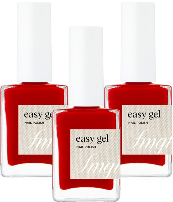 fmgt 이지젤 네일, 12레드인레드, 10ml, 3개
