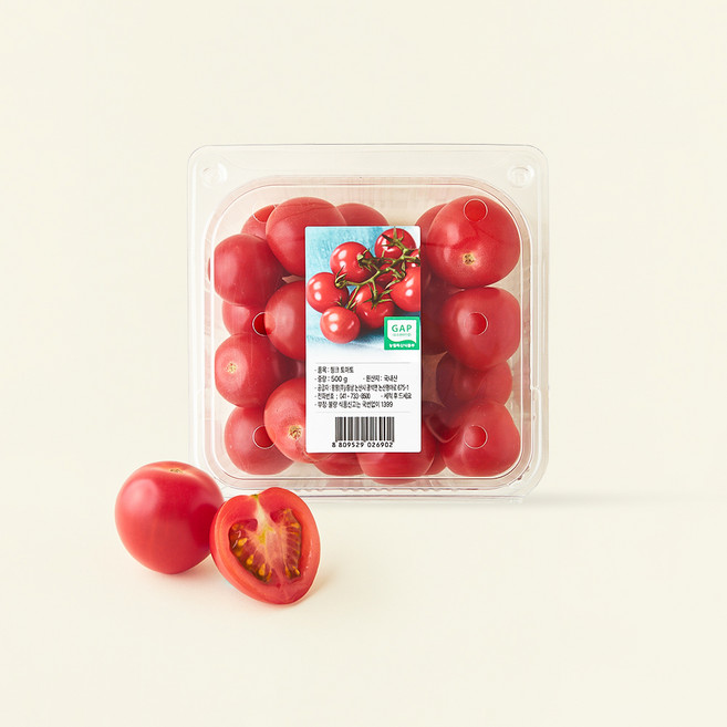 GAP 인증 핑크 토마토, 500g, 1개