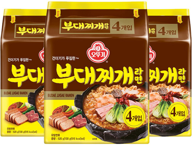 오뚜기 부대찌개라면 130g, 12개