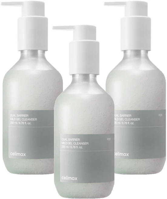 셀리맥스 듀얼배리어 마일드 젤 클렌저, 200ml, 3개 - 쿠팡