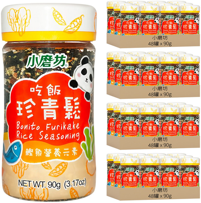 小磨坊 吃飯珍青鬆 鰹魚營養元素, 90g, 192罐