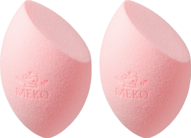 MEKO 3D彈力美妝蛋 斜切型, Z-029, 2個