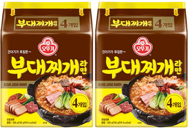 오뚜기 부대찌개라면 130g, 8개