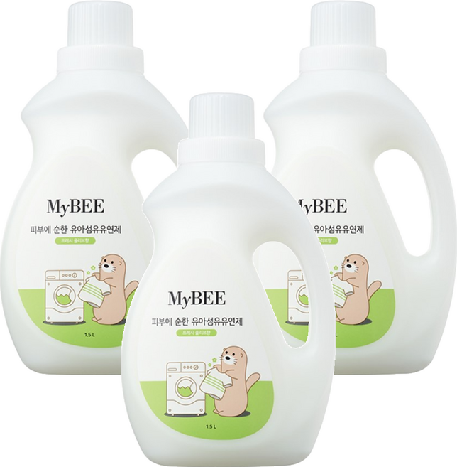 마이비 순한 유아유연제 1500ml, 1.5L, 3개