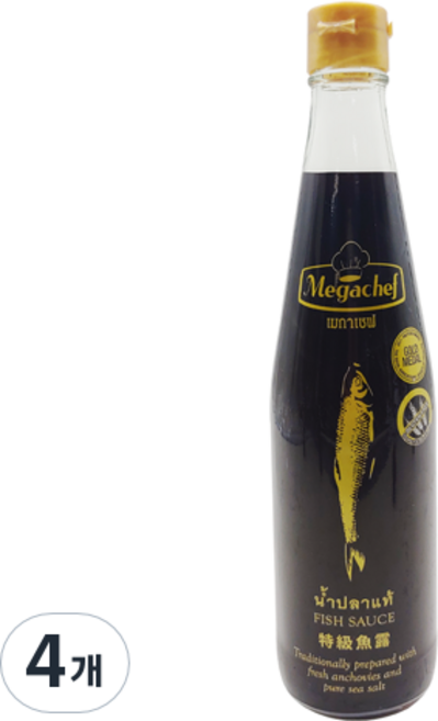 메가쉐프 피쉬소스, 4개, 500ml