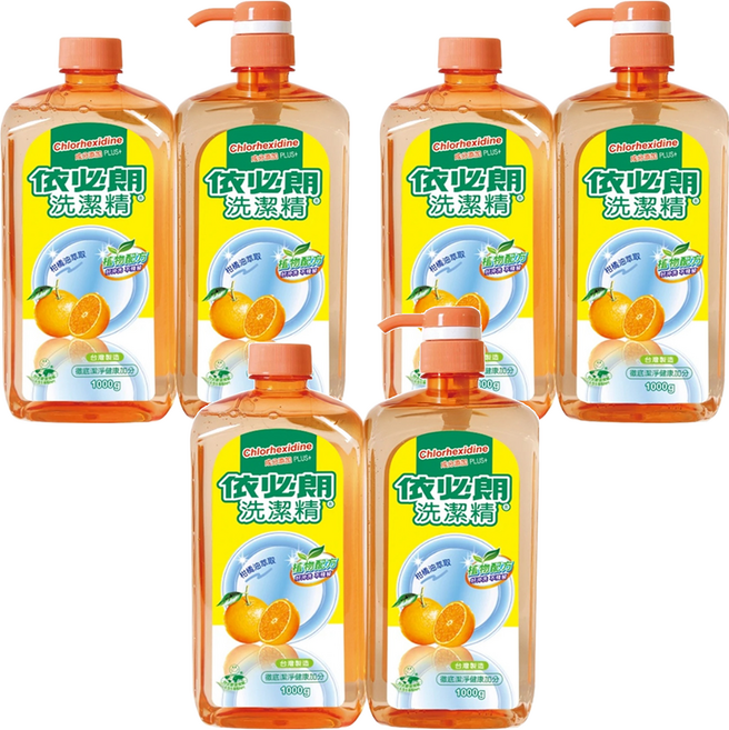 依必朗 洗潔精 柑橘油萃取 2瓶入, 2kg, 3組