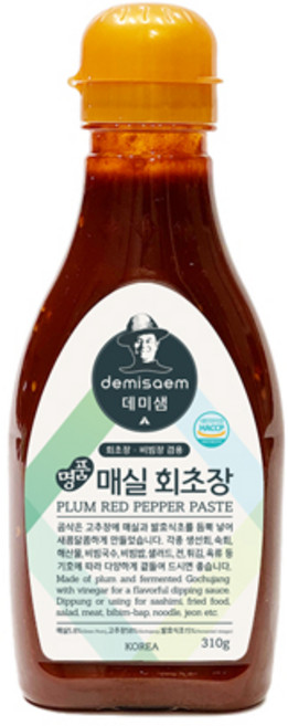 데미샘 명품 매실 회초장, 310g, 1개