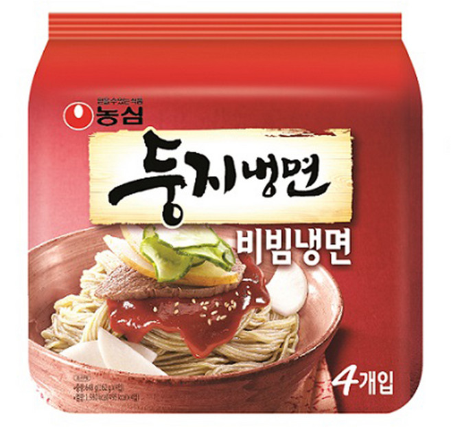 둥지냉면 비빔냉면 162g, 4개