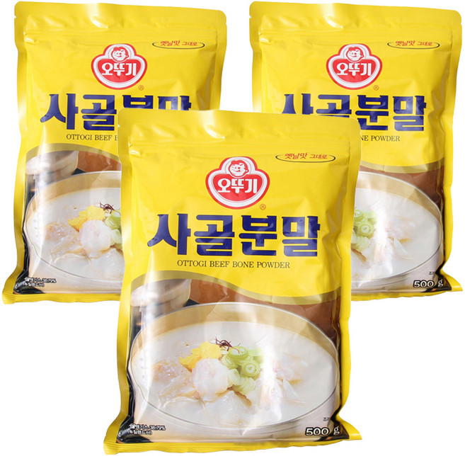 OTOKI 不倒翁 牛骨湯粉調理包, 500g, 3包
