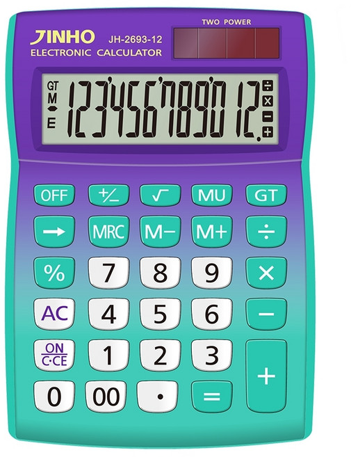 JINHO 京禾 12位元計算機 JH-2693-12, 紫色, 1個