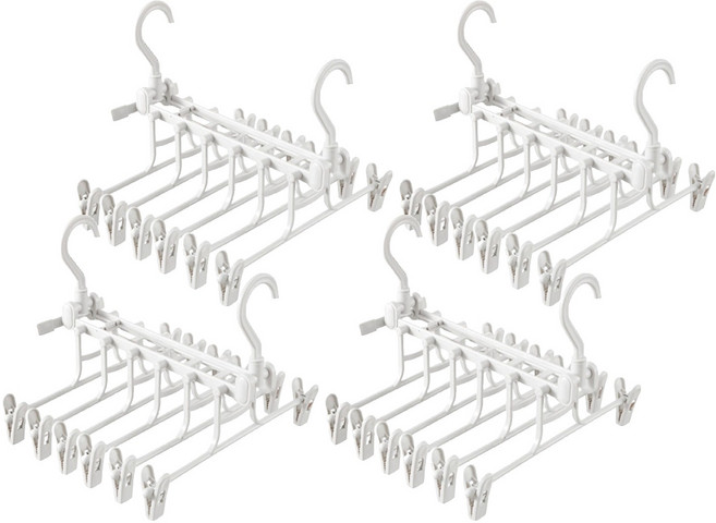 6단 틈새 바지걸이, 4개