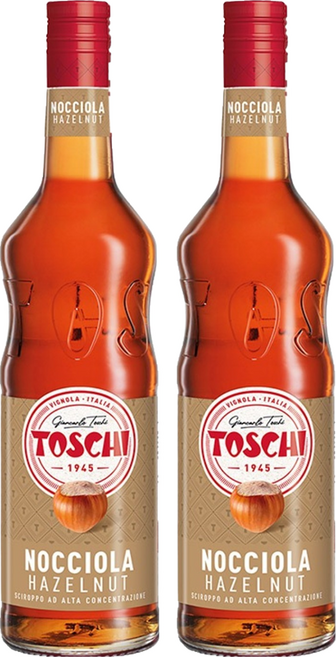 토스키 헤이즐넛향 시럽, 1L, 2개