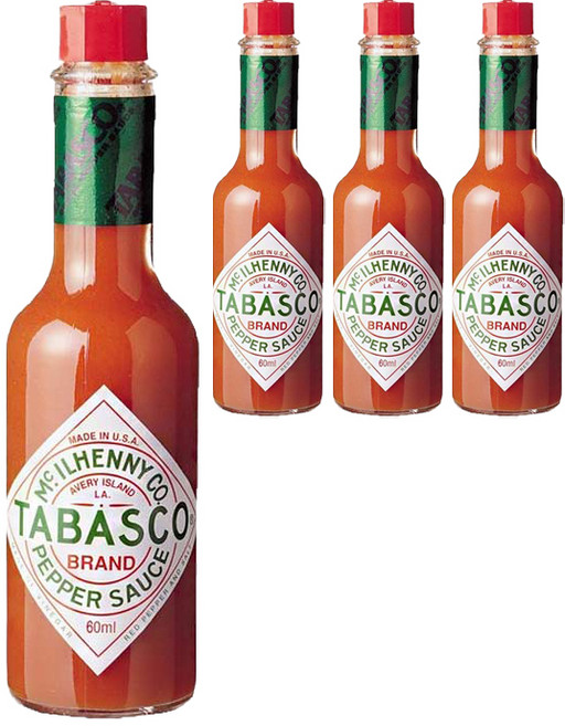 타바스코 핫소스, 60ml, 4개