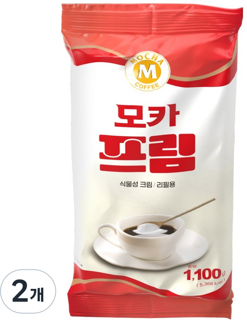 커피케이케이 모카 커피 프림, 1.1kg, 1개입, 2개