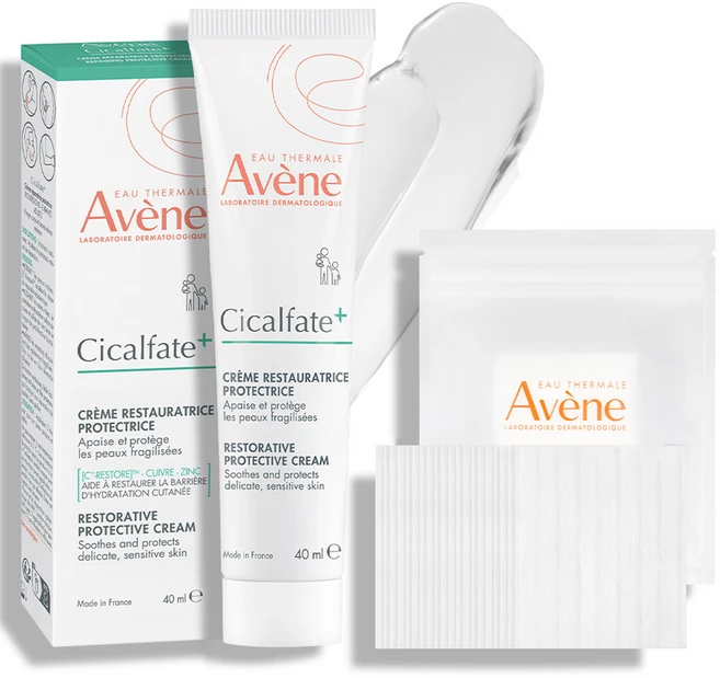 아벤느 시칼파트 플러스 SOS 크림 + 화장솜 20매, 40ml, 1개 - 쿠팡