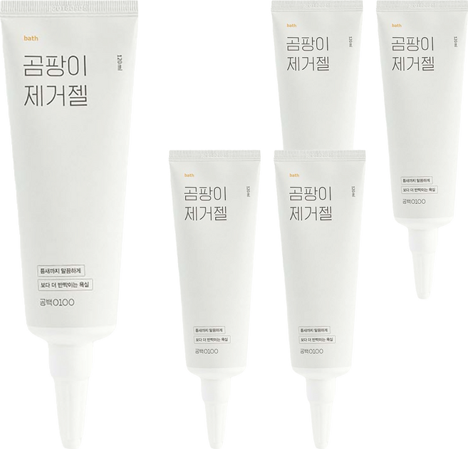 Gong100 白淨空間 Gongbaek Mold Remover 強效除霉凝膠, 120ml, 5條