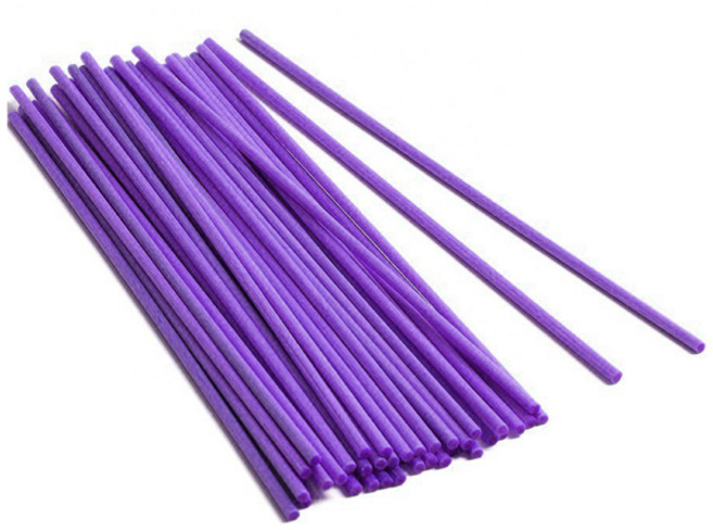 제로캔들 고압축 섬유 디퓨저 리드 스틱, 퍼플, 1세트, 100개
