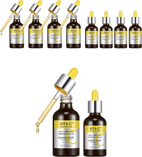 미샤 비타씨플러스 잡티씨 탄력앰플 20ml + 15ml, 5세트