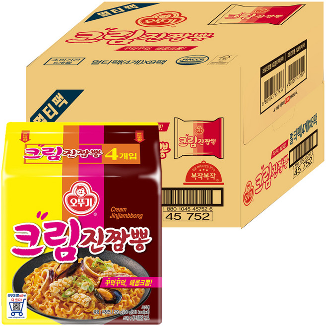 오뚜기 크림진짬뽕 130g, 32개