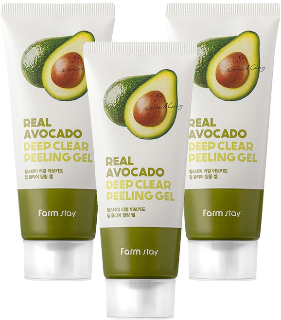 팜스테이 리얼 아보카도 딥 클리어 필링 젤, 100ml, 3개