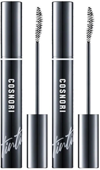 [비건뷰티] 코스노리 아이래쉬 틴팅 세럼 속눈썹 영양제 딥블랙, 9g, 2개 - 쿠팡