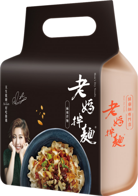 老媽拌麵 麻辣拌麵 101g, 4包