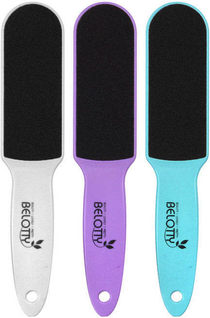 벨로티 와이드 샌딩 양면 풋파일 색상 랜덤발송, 3개