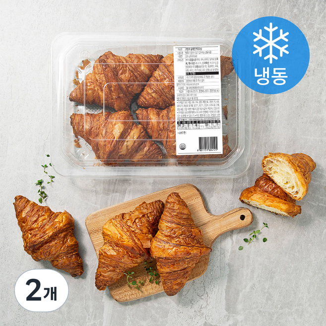 코알라 플레인크로와상 (냉동), 220g, 2개
