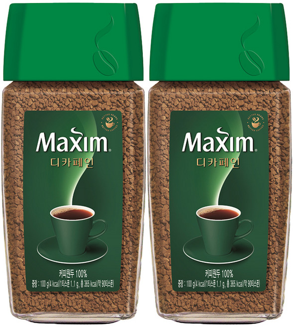 맥심 디카페인 원두커피믹스, 100g, 1개입, 2개