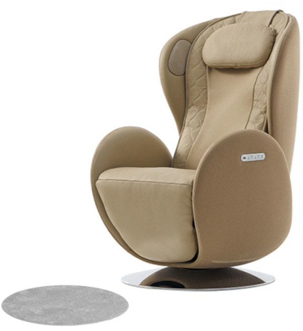 누하스 루나 4D 리클라이너 안마의자 + 원형러그 세트 방문설치, NR-SN100L, 멜로우샌드