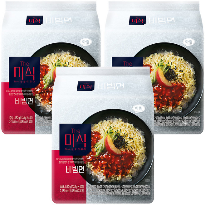 더미식 비빔면 138g, 12개