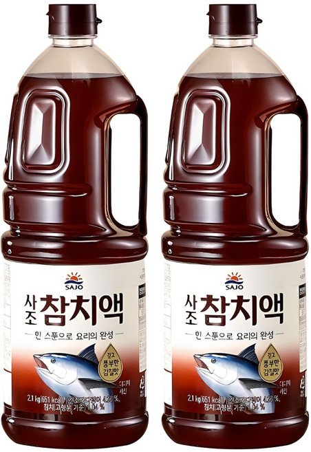 사조 참치액, 2.1kg, 2개