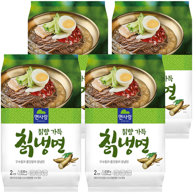 면사랑 칡향 가득 칡냉면 1030g, 4개