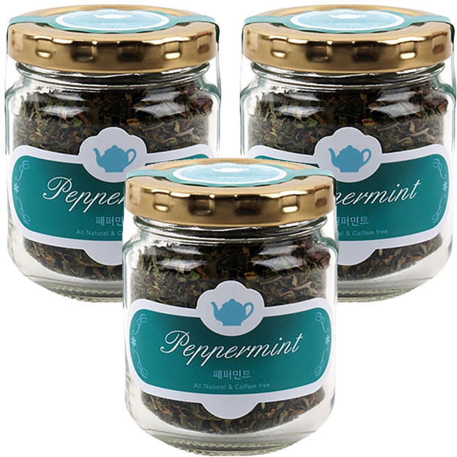 아름드레 유리병 페퍼민트, 15g, 1개입, 3개