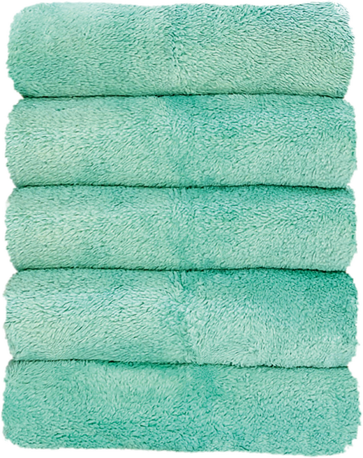 프라임타월 프리미엄 타월 120g 극세사, 민트그린, 5개